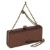 Evening Bag - Glittery - Swarovski Accent Closure Knob - Bronze - BG-HP01447BZ
